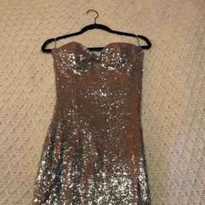 Sparkly silver dress